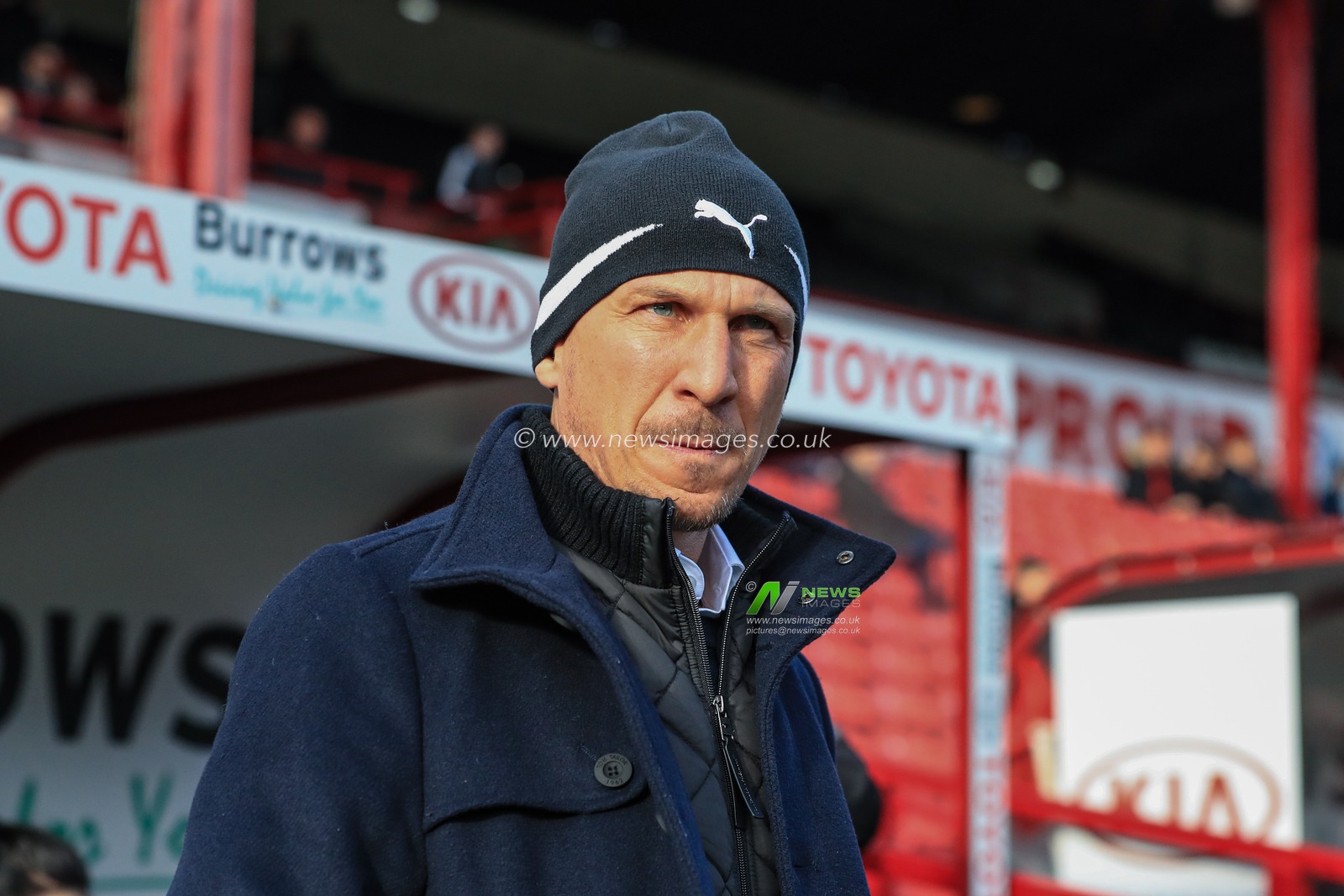 Gerhard Struber manager of Barnsley FC during the game