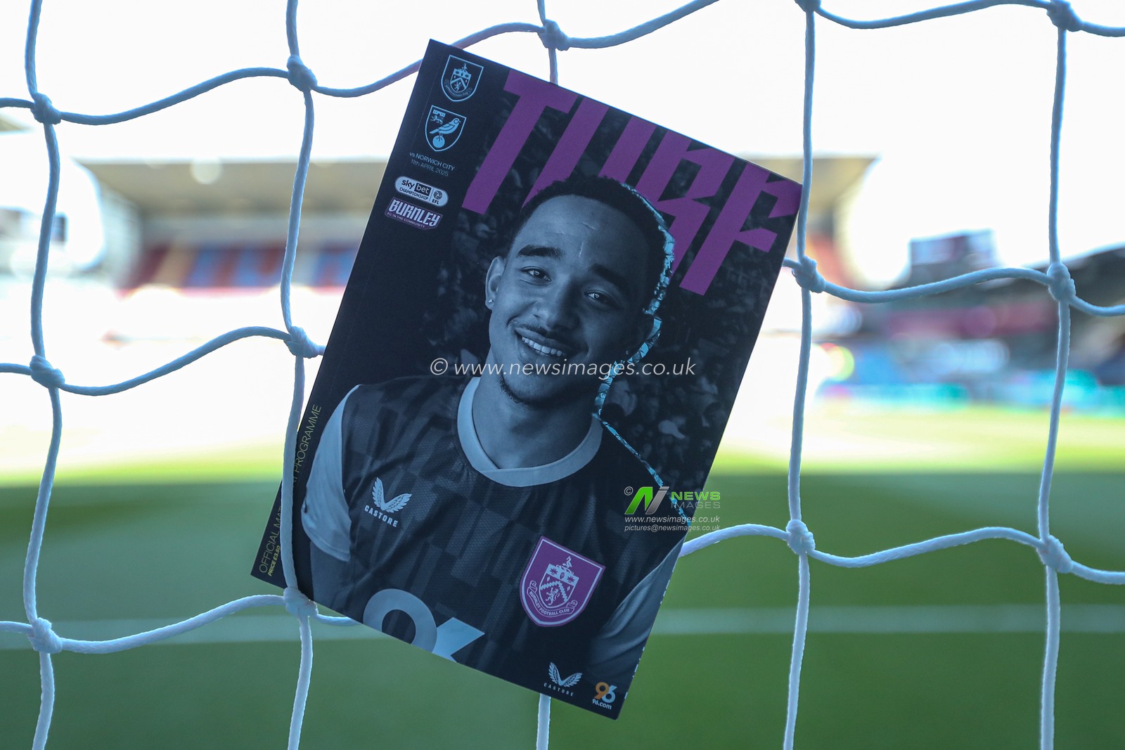 Match day program ahead of the Sky Bet Championship match Burnley vs Norwich City at Turf Moor, Burnley, United Kingdom, 11th April 2025

(Photo by Jorge Horsted/News Images)