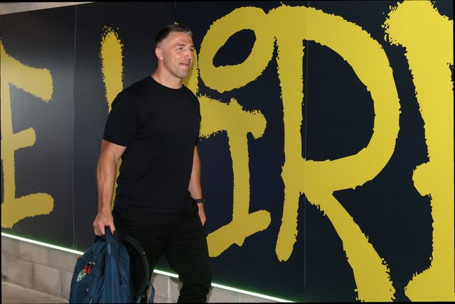 Sam Burgess manager of Warrington arrives during the Betfred Super League round 15 match Warrington Wolves vs Leeds Rhinos at The Halliwell Jones Stadium, Warrington, United Kingdom on 18 June 2026

(Photo by Alfie Cosgrove/News Images)