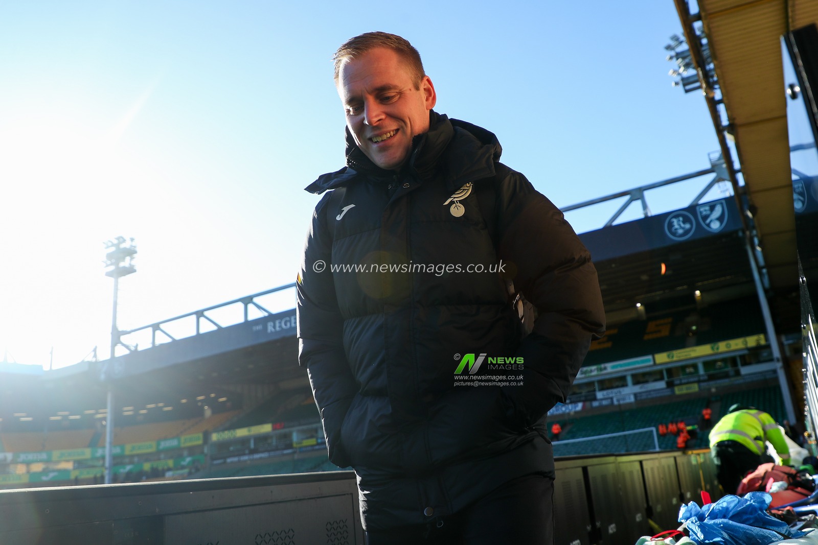 Johannes Hoff of Norwich City arrives at Carrow Road prior to the Sky Bet Championship match Norwich City vs Swansea City at Carrow Road, Norwich, United Kingdom, 25th January 2025

(Photo by Izzy Poles/News Images)