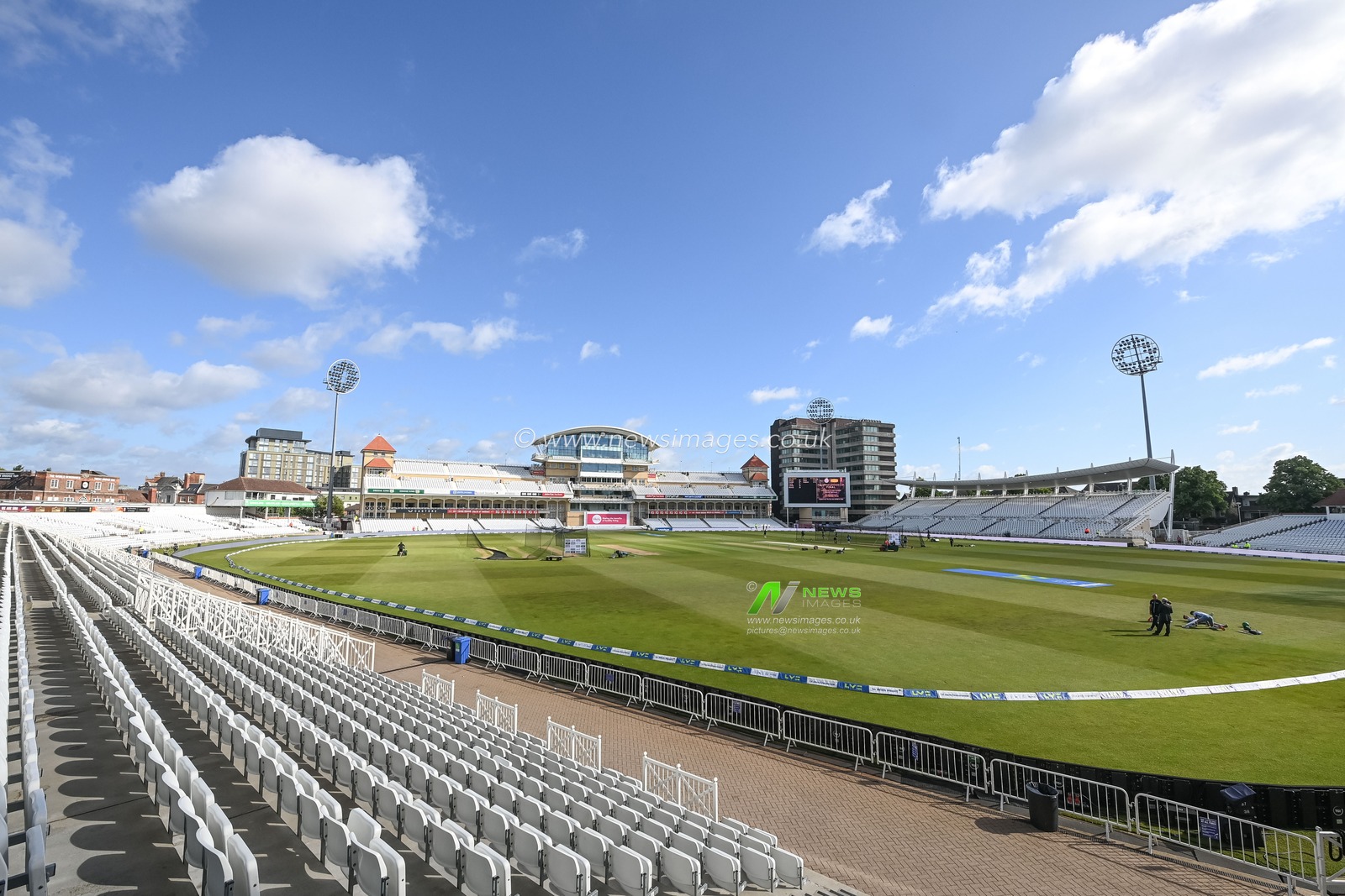 A general view of Trent Bridge ahead of day 2 of the 2nd Test between the New Zealand Blackcaps and England at Trent Bridge Cricket Ground, Nottingham, England on Saturday 11 June 2022.
New Zealand tour of England 2022.
 Â© Craig Thomas / www.photosport.nz