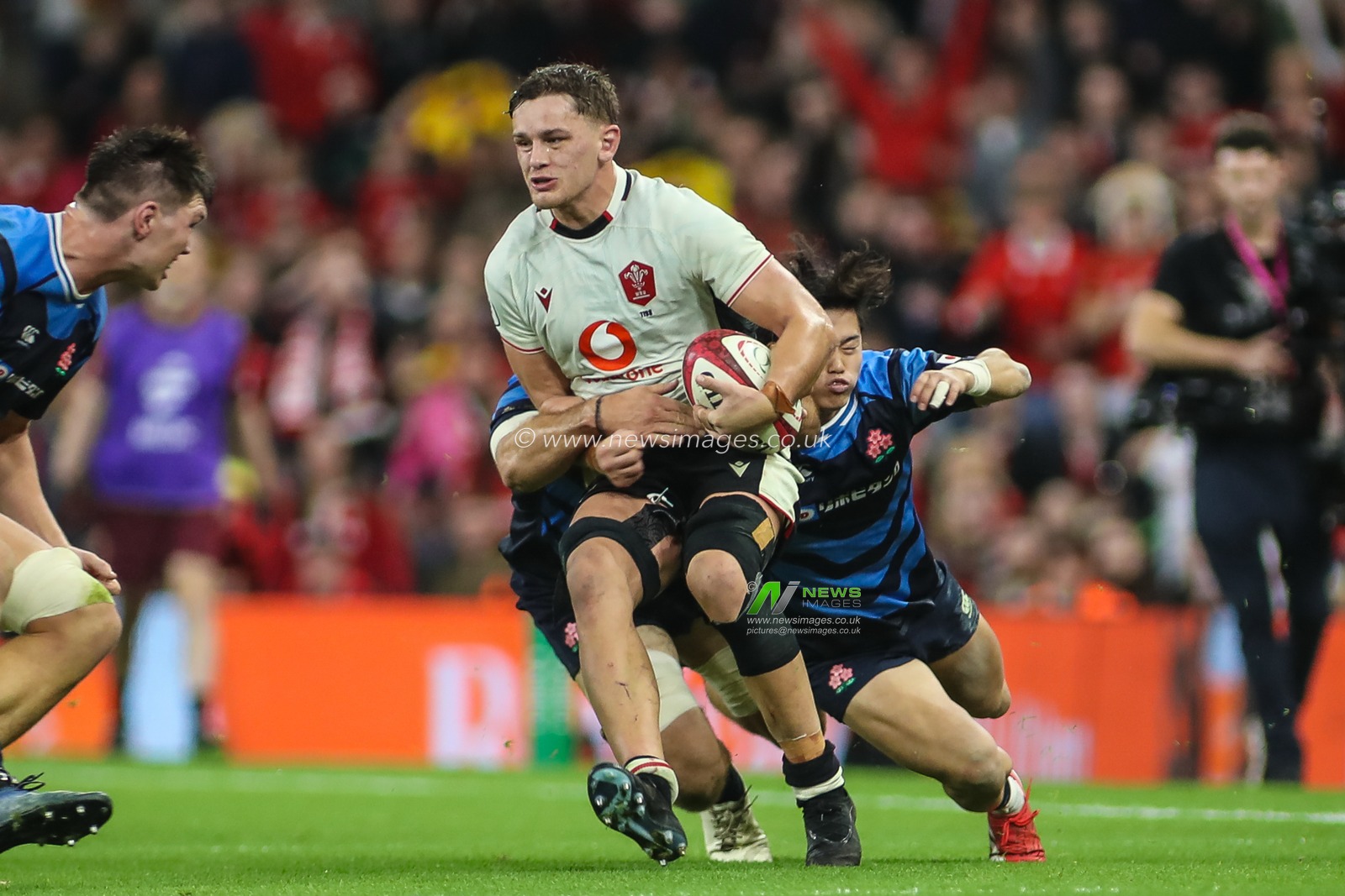 Alex Mann of Wales during the Quilter Nations Series 2025 match Wales vs Japan at Principality Stadium, Cardiff, United Kingdom, 15th November 2025

(Photo by Andrew Lewis/News Images)

*** GER AUT SUI OUT ***