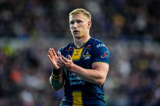 Mikołaj Olędzki of Leeds Rhinos during the Betfred Super League round 9 match Leeds Rhinos vs Catalans Dragons at AMT Headingley Stadium, Leeds, United Kingdom on 24 April 2026

(Photo by Maynard Manyowa/News Images)