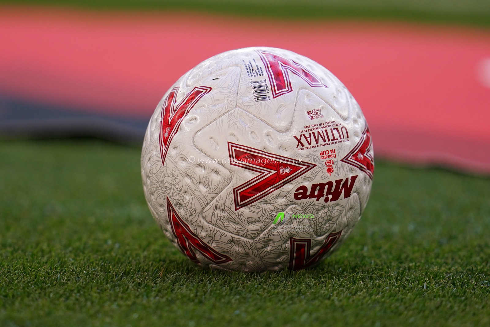 Emirates fa cup ball during the Emirates FA Cup Semi-Final match Manchester City vs Southampton at Wembley Stadium, London, United Kingdom on 25 April 2026

(Photo by Harvey Murphy/News Images)