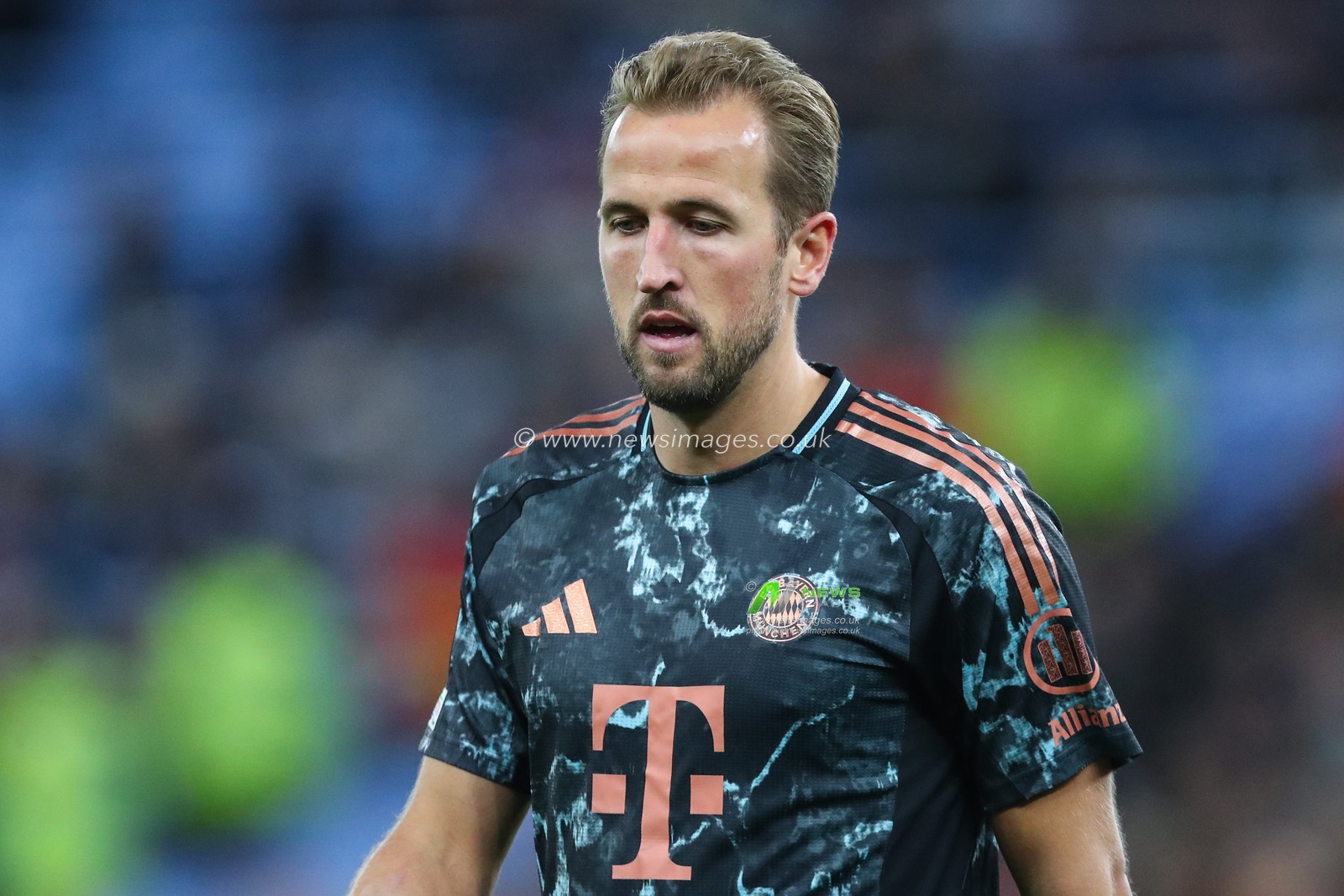 Harry Kane of Bayern Munich during the UEFA Champions League League Stage match Aston Villa vs Bayern Munich at Villa Park, Birmingham, United Kingdom, 2nd October 2024

(Photo by Gareth Evans/News Images)