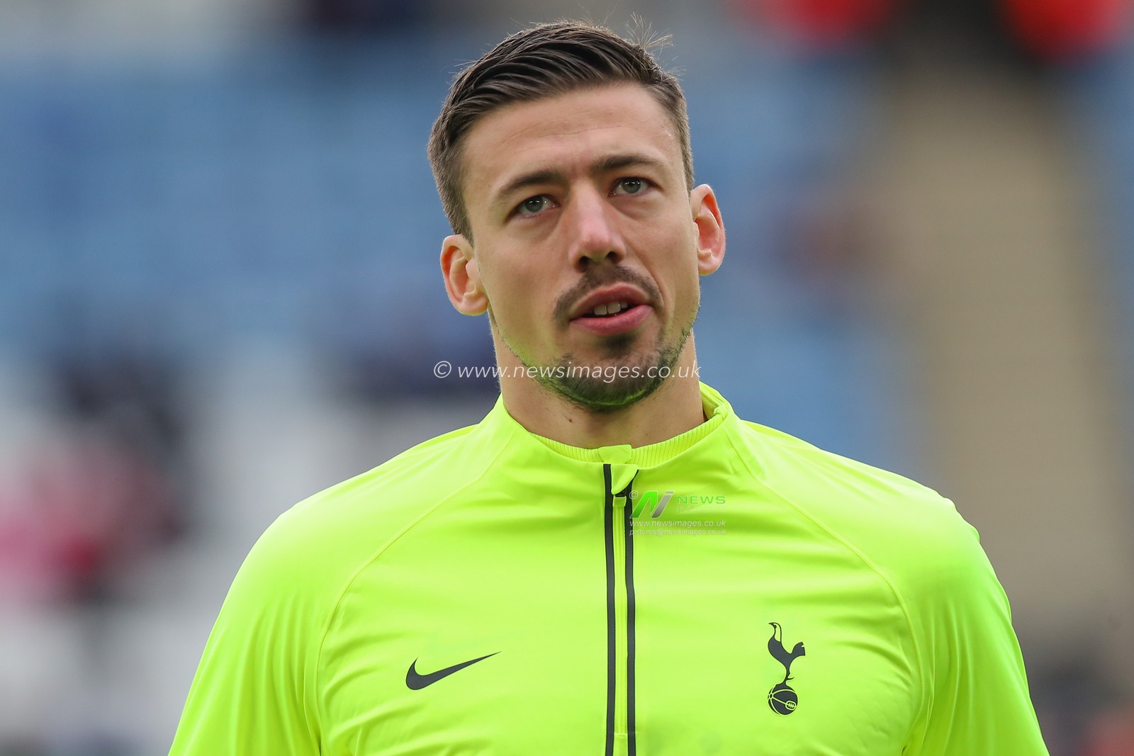 ClÃ©ment Lenglet #34 of Tottenham Hotspur during the pre-game warm up ahead of the Premier League match Leicester City vs Tottenham Hotspur at King Power Stadium, Leicester, United Kingdom, 11th February 2023

(Photo by Gareth Evans/News Images)