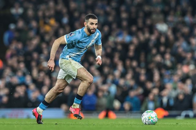 Rayan Ait-Nouri of Manchester City breaks with the ball during the Premier League match Manchester City vs Nottingham Forest at Etihad Stadium, Manchester, United Kingdom on 04 March 2026

(Photo by Mark Cosgrove/News Images)