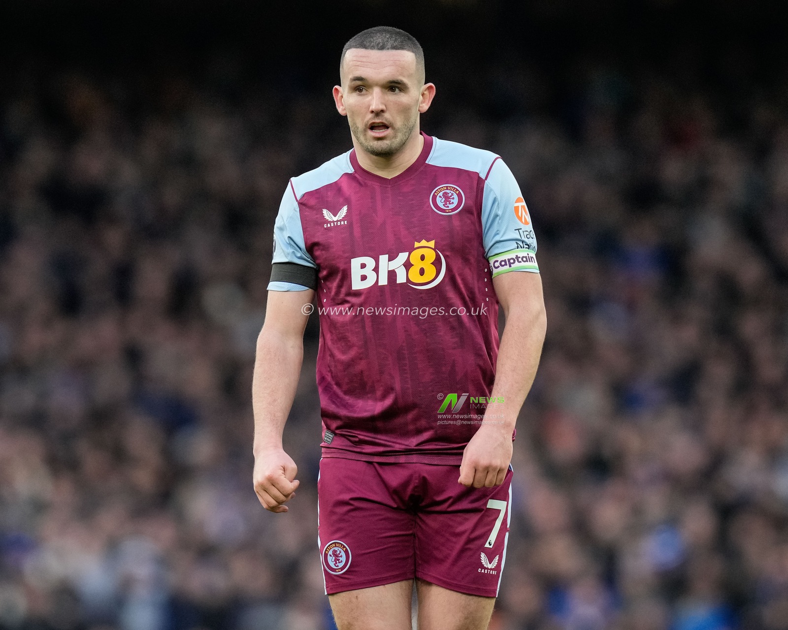 John McGinn of Aston Villa during the Premier League match Everton vs Aston Villa at Goodison Park, Liverpool, United Kingdom, 14th January 2024

(Photo by Steve Flynn/News Images)