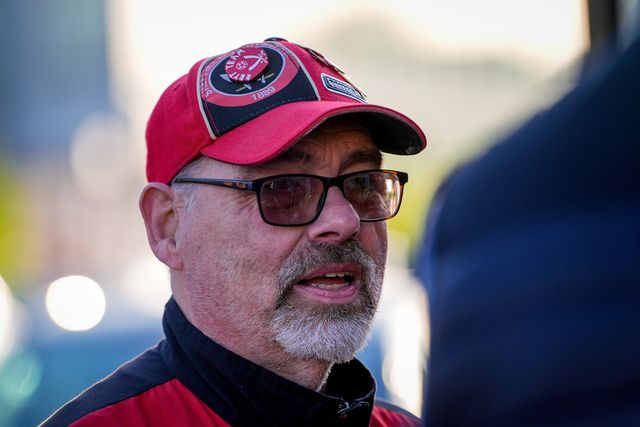 A home fan during the Sky Bet Championship match Sheffield United vs Blackburn Rovers at Bramall Lane, Sheffield, United Kingdom on 22 April 2026

(Photo by Maynard Manyowa/News Images)