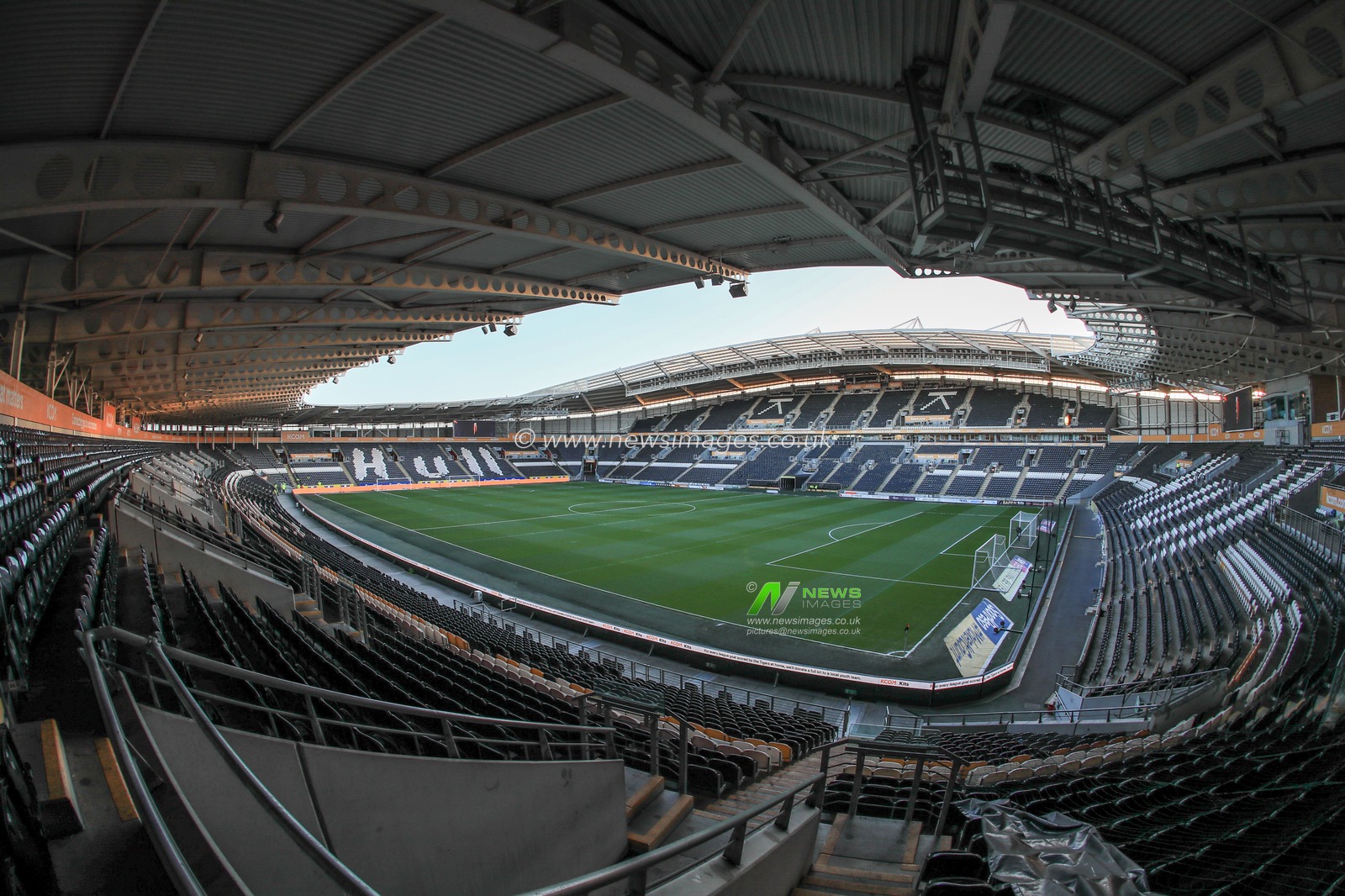 26th February 2020, KC Stadium, Kingston upon Hull, England; Sky Bet Championship, Hull City v Barnsley : A general view of the KC Stadium ahead of kick-off