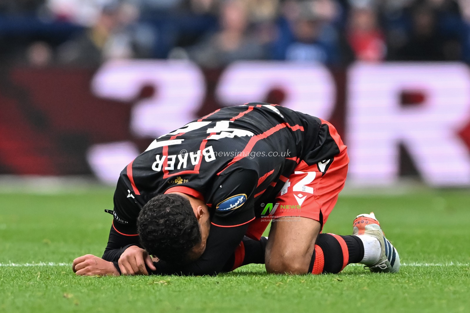 Owen Beck of Blackburn Rovers goes down during the Sky Bet Championship match Preston North End vs Blackburn Rovers at Deepdale, Preston, United Kingdom, 22nd September 2024

(Photo by Cody Froggatt/News Images)