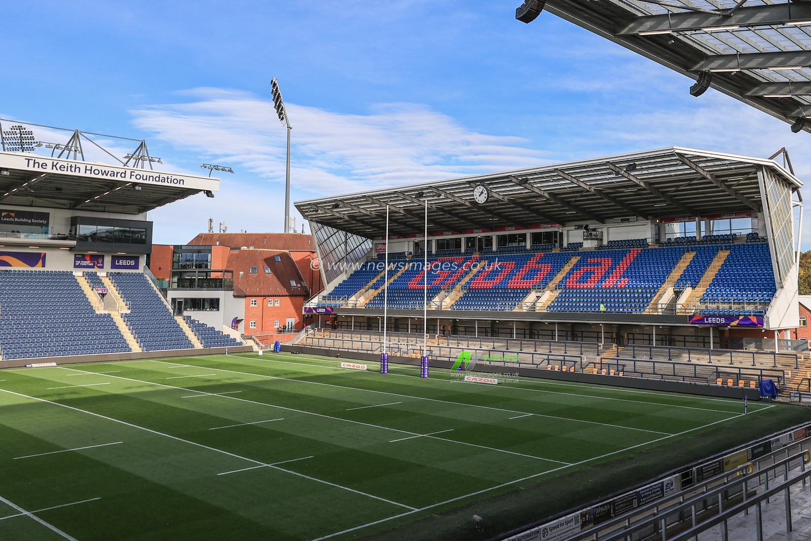 A general view of Headingley Stadium ahead of the Rugby League World Cup 2021 match Jamaica vs Ireland at Headingley Stadium, Leeds, United Kingdom, 16th October 2022

(Photo by Mark Cosgrove/News Images)
