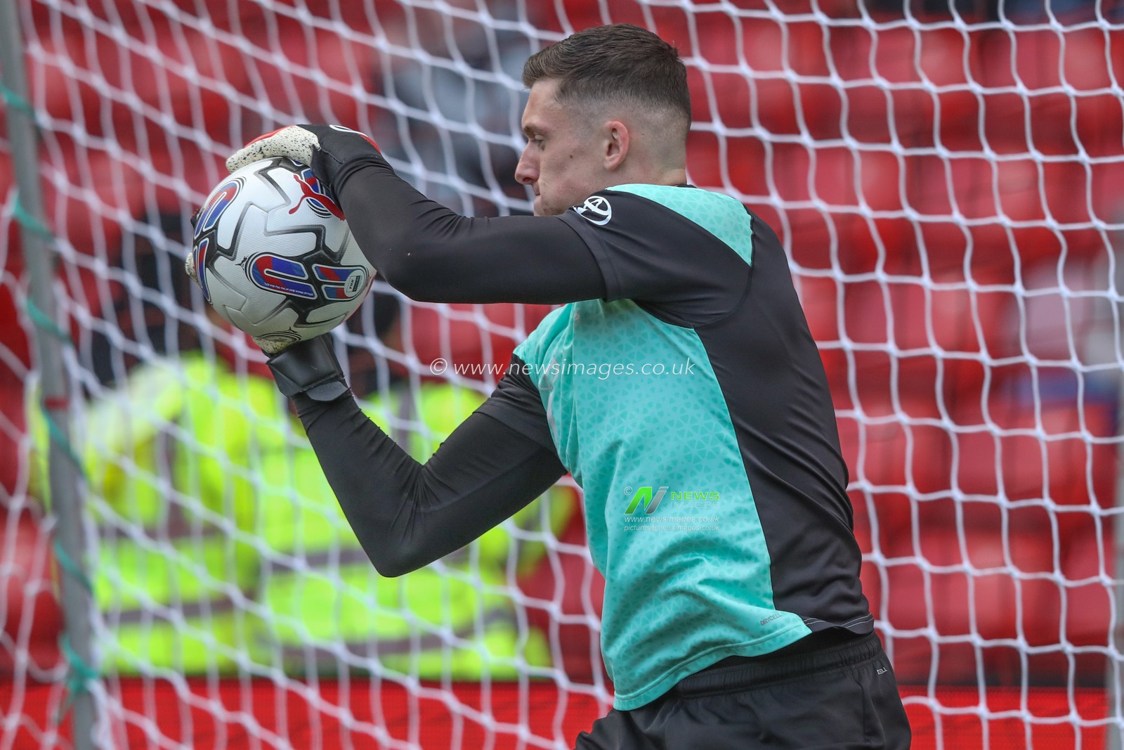 Liam Roberts of Barnsley in the pregame warmup session during the Sky Bet League 1 match Barnsley vs Lincoln City at Oakwell, Barnsley, United Kingdom, 9th March 2024

(Photo by Alfie Cosgrove/News Images)