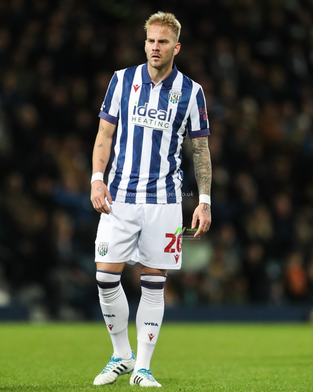 UroÅ¡ RaÄiÄ‡ of West Bromwich Albion during the Sky Bet Championship match West Bromwich Albion vs Preston North End at The Hawthorns, West Bromwich, United Kingdom, 1st January 2025

(Photo by Gareth Evans/News Images)