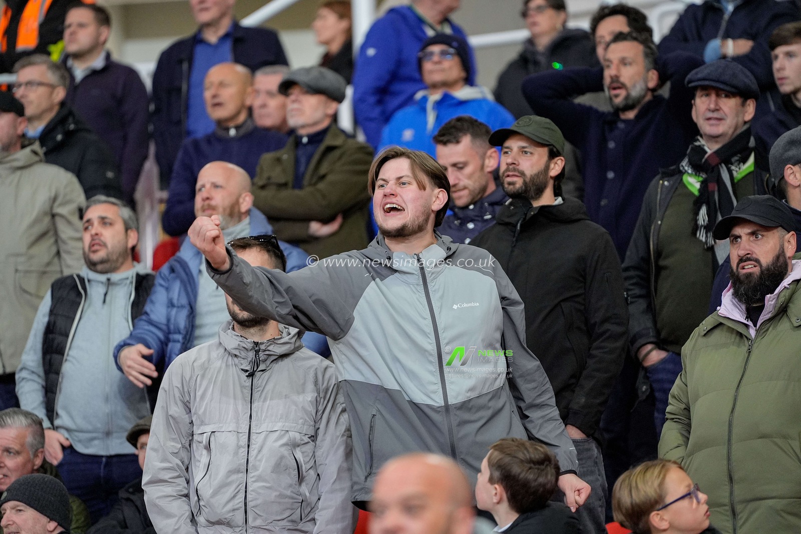 Millwall fans during the Sky Bet Championship match Stoke City vs Millwall at Bet365 Stadium, Stoke On Trent, United Kingdom on 21 April 2026

(Photo by Maynard Manyowa/News Images)