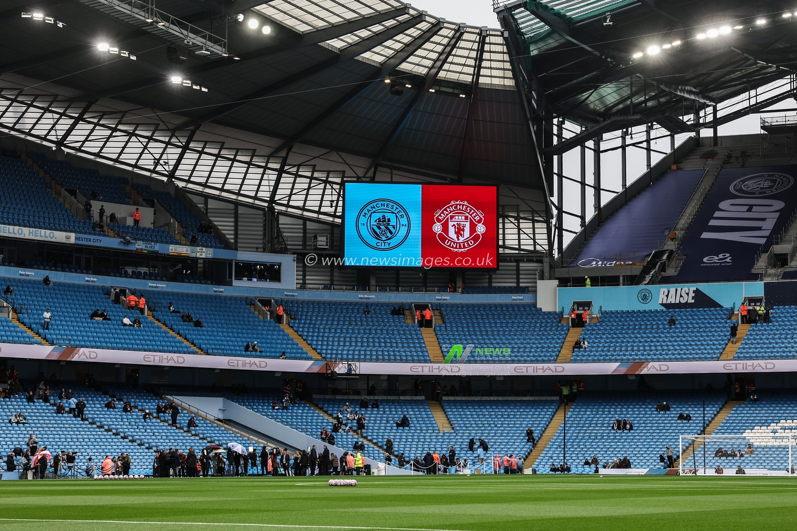 A general view of Etihad Stadium during the Premier League match Manchester City vs Manchester United at Etihad Stadium, Manchester, United Kingdom, 14th September 2025

(Photo by Mark Cosgrove/News Images)