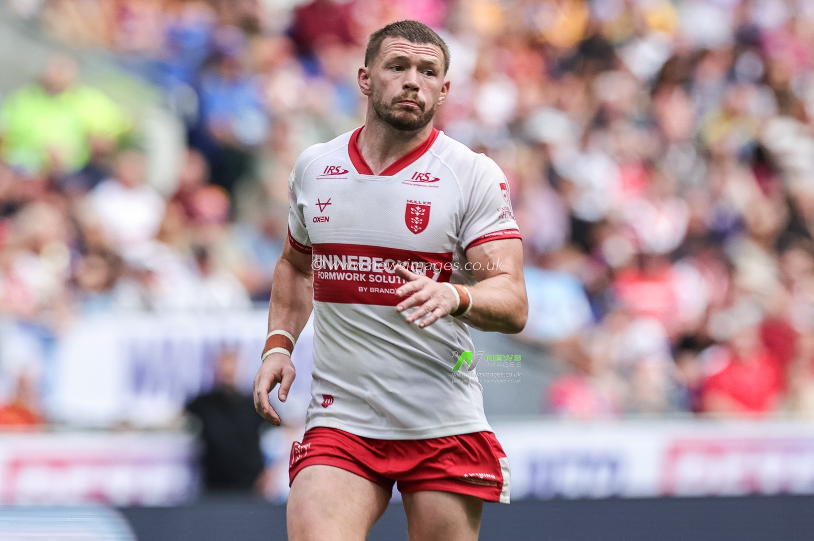 James Batchelor of Hull KR during the Betfred Super League Magic Weekend match Hull KR vs Hull FC at Hill Dickinson Stadium, Liverpool, United Kingdom on 04 July 2026

(Photo by Mark Cosgrove/News Images)