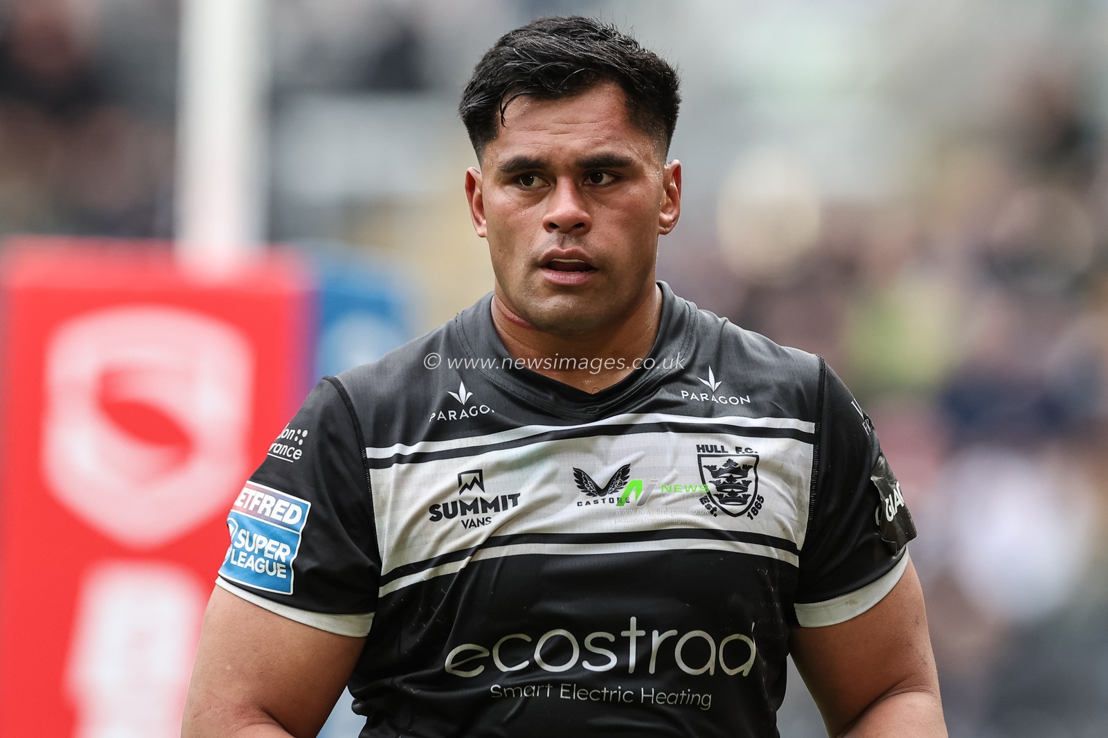 Herman Eseâ€™ese Hull FC during the Betfred Super League Round 9 match Hull FC vs Leeds Rhinos at MKM Stadium, Hull, United Kingdom, 28th April 2024

(Photo by Mark Cosgrove/News Images)