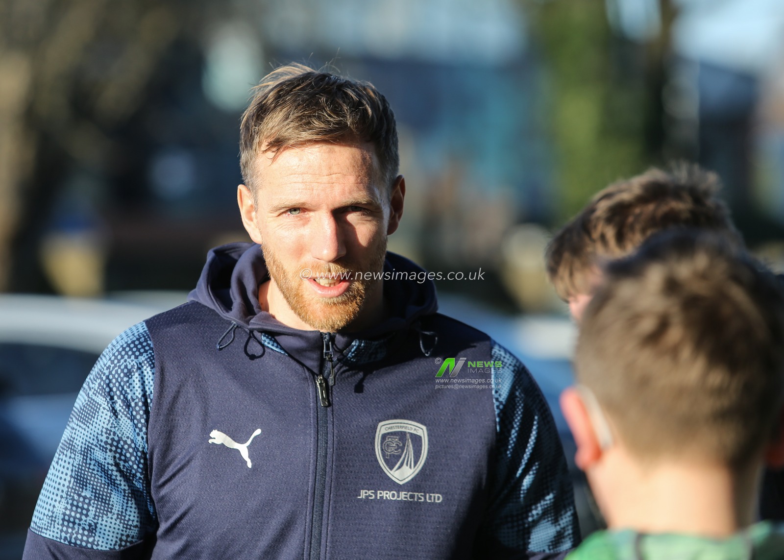 Jamie Grimes of Chesterfield arrives ahead of the Sky Bet League 2 match Chesterfield vs Notts County at SMH Group Stadium, Chesterfield, United Kingdom, 26th December 2025

(Photo by Richard Bierton/News Images)

*** GER AUT SUI OUT ***