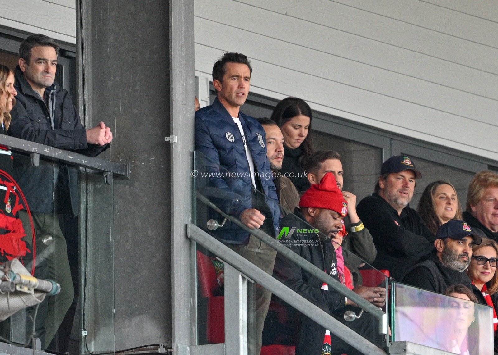 Wrexham Co Owner Rob McElhenney watches on the match, during the Sky Bet League 2 match Wrexham vs Gillingham at SToK Cae Ras, Wrexham, United Kingdom, 11th November 2023

(Photo by Cody Froggatt/News Images)