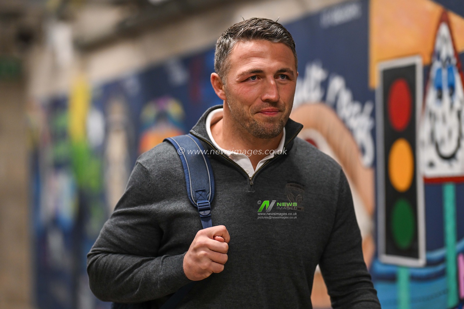 Sam Burgess Head Coach of Warrington Wolves arrives ahead of the Betfred Super League Round 2 match Warrington Wolves vs Hull FC at Halliwell Jones Stadium, Warrington, United Kingdom, 23rd February 2024

(Photo by Craig Thomas/News Images)