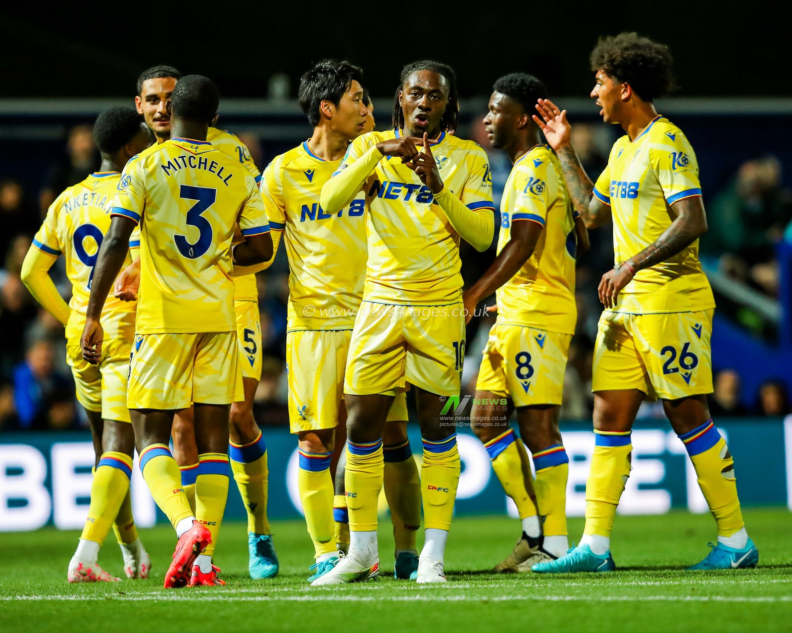 Eberechi Eze of Crystal Palace celebrates after scoring the team's second goal to make the score 1-2 during the Carabao Cup match Queens Park Rangers vs Crystal Palace at Kiyan Prince Foundation Stadium, London, United Kingdom, 17th September 2024

(Photo by Izzy Poles/News Images)