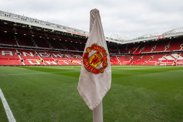 A general view of Old Trafford and the corner flag, Home of Manchester United, ahead of the Emirates FA Cup 5th Round match Manchester United vs Fulham at Old Trafford, Manchester, United Kingdom, 2nd March 2025

(Photo by Craig Thomas/News Images)