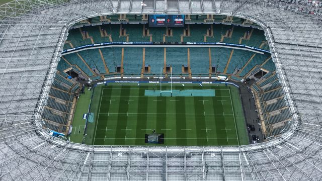An aerial view of The Allianz Stadium during the Guinness Six Nations 2026 match England vs Wales at Allianz Stadium, Twickenham, United Kingdom on 07 February 2026

(Photo by Mark Cosgrove/News Images)