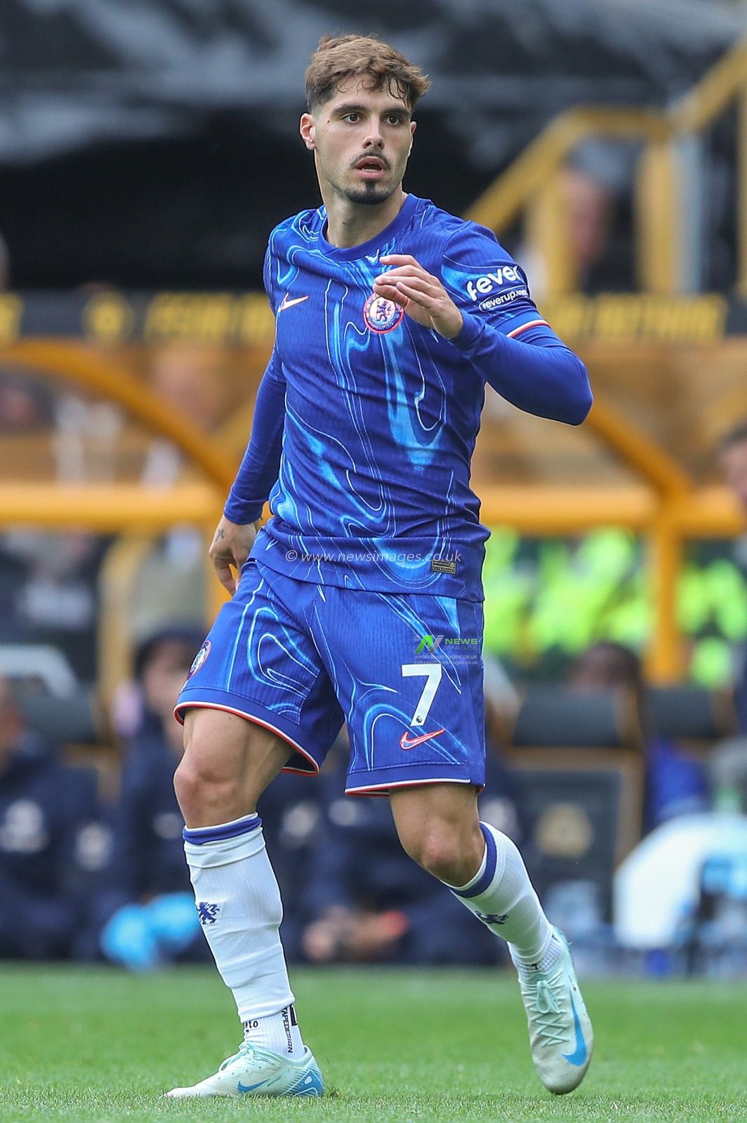 Pedro Neto of Chelsea during the Premier League match Wolverhampton Wanderers vs Chelsea at Molineux, Wolverhampton, United Kingdom, 25th August 2024

(Photo by Gareth Evans/News Images)