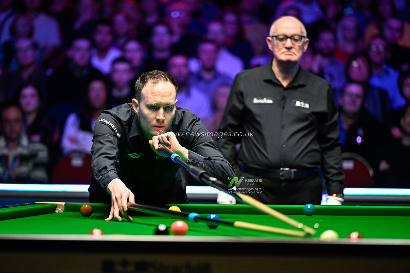 Martin O'Donnell takes a shot, during the 2024 BetVictor Welsh Open Final at Venue Cymru, Llandudno, United Kingdom, 18th February 2024

(Photo by Cody Froggatt/News Images)