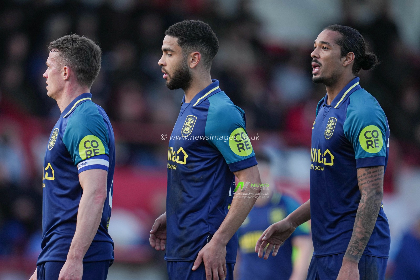 Huddersfield players line up to attack corner during the Sky Bet League 1 match Stevenage vs Huddersfield Town at Lamex Stadium, Stevenage, United Kingdom, 1st March 2025

(Photo by Harvey Murphy/News Images)