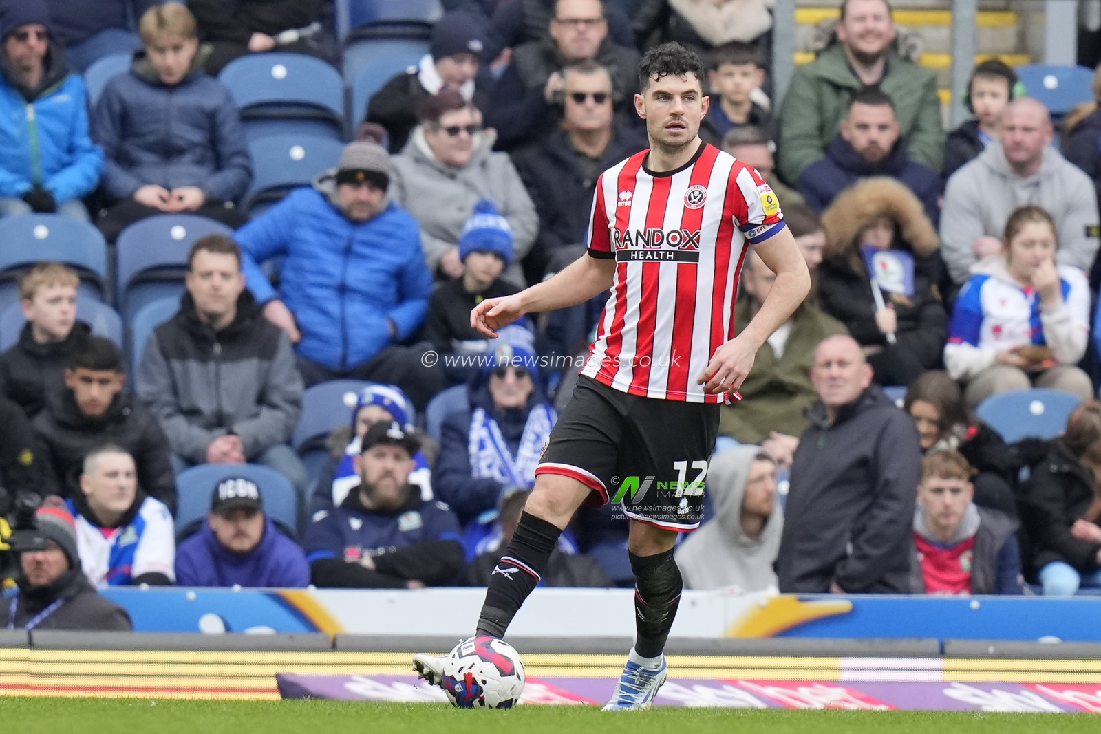 John Egan #12 of Sheffield United during the Sky Bet Championship match Blackburn Rovers vs Sheffield United at Ewood Park, Blackburn, United Kingdom, 4th March 2023

(Photo by Steve Flynn/News Images)