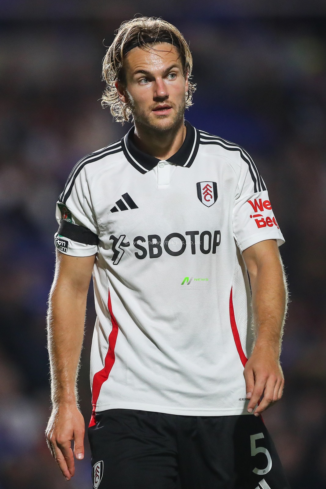 Joachim Andersen of Fulham during the Carabao Cup match Birmingham City vs Fulham at St Andrews, Birmingham, United Kingdom, 27th August 2024

(Photo by Gareth Evans/News Images)