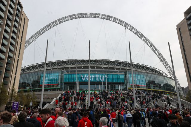 Arsenal fans during the Carabao Cup Final match Arsenal vs Manchester City at Emirates, London, United Kingdom on 22 March 2026

(Photo by Alfie Cosgrove/News Images)