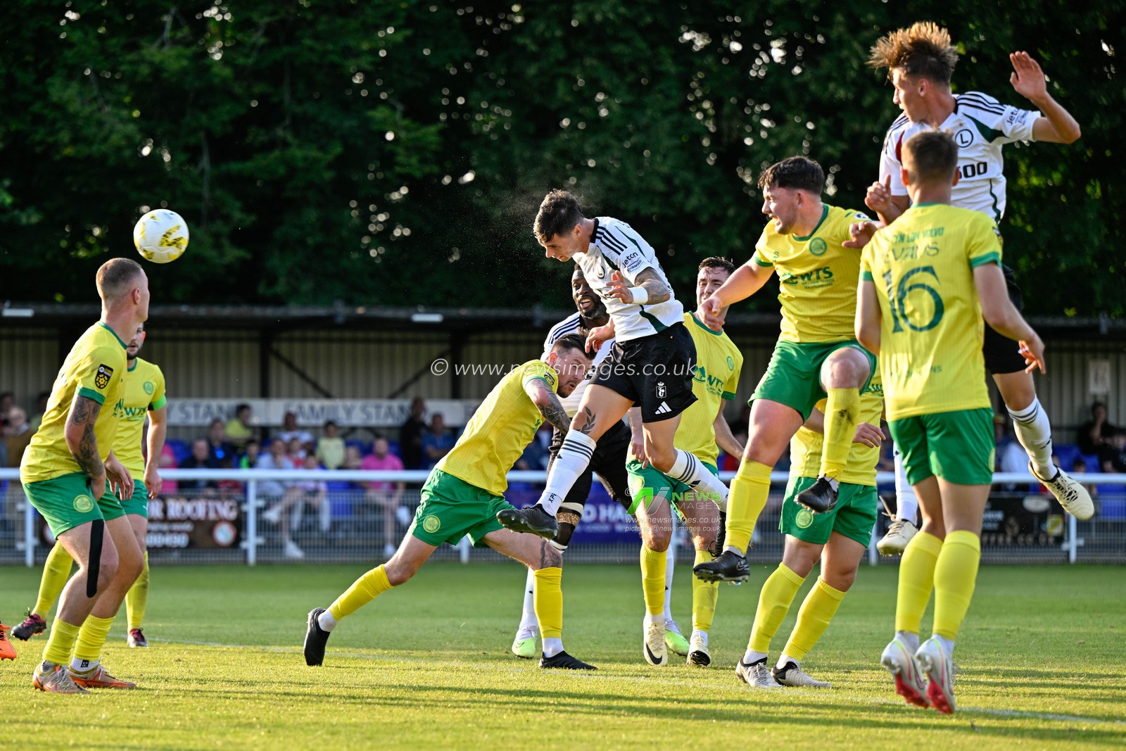 Sergio Barcia of Legia Warszawa scores a goal to make it 0-4 Legia Warsaw during the UEFA Europa Conference League Second Qualifying Round 2nd leg match Caernarfon Town vs Legia Warsaw at Nantporth, Bangor, United Kingdom, 1st August 2024

(Photo by Cody Froggatt/News Images)