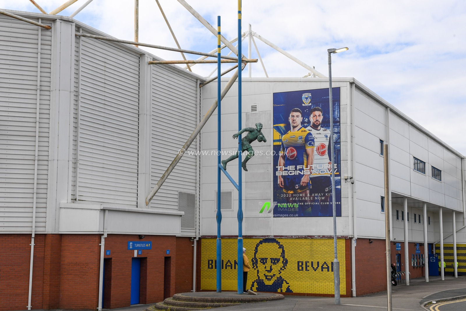 A general view of the Halliwell Jones Stadium, the home of Warrington Wolves before their Betfred Challenge Cup game against Wakefield Trinity