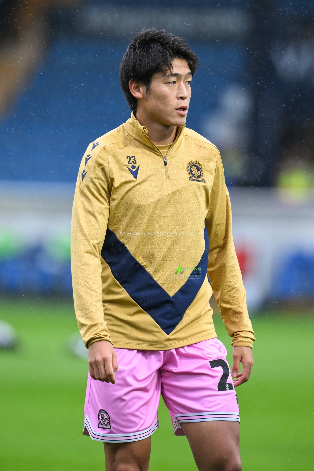 Yuki Ohashi of Blackburn Rovers during the Carabao Cup match Stockport County vs Blackburn Rovers at Edgeley Park Stadium, Stockport, United Kingdom, 13th August 2024

(Photo by Craig Thomas/News Images)