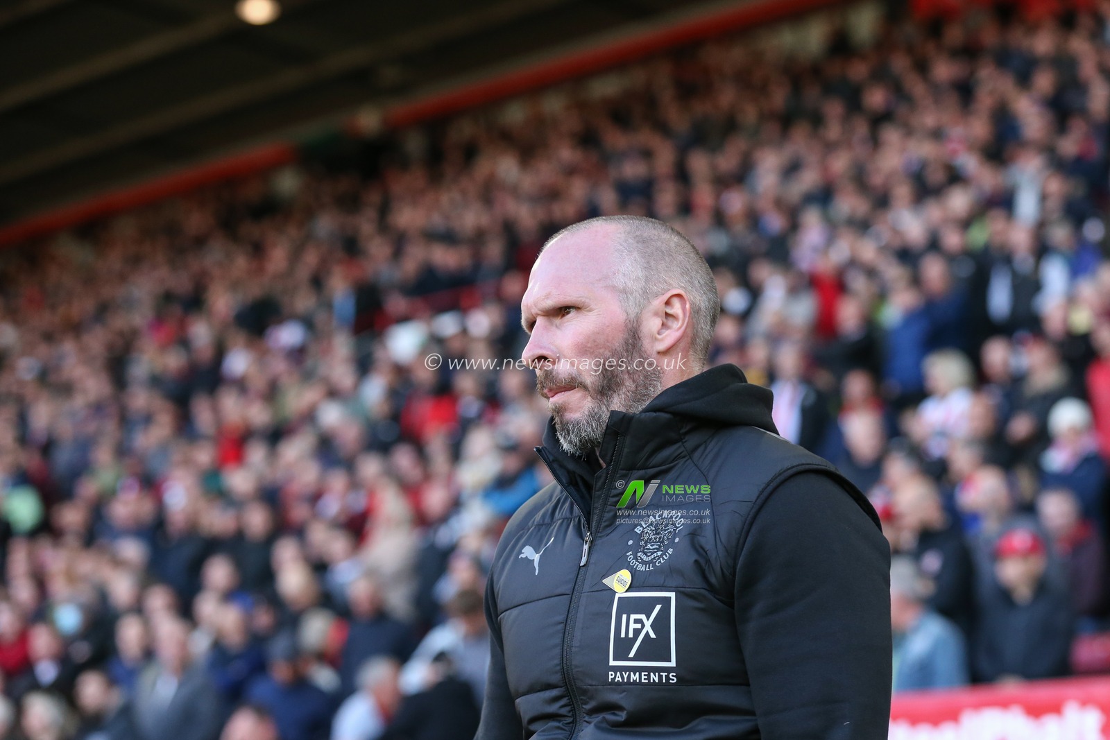 Michael Appleton manager of Blackpool during the Sky Bet Championship match Sheffield United vs Blackpool at Bramall Lane, Sheffield, United Kingdom, 15th October 2022

(Photo by Arron Gent/News Images)