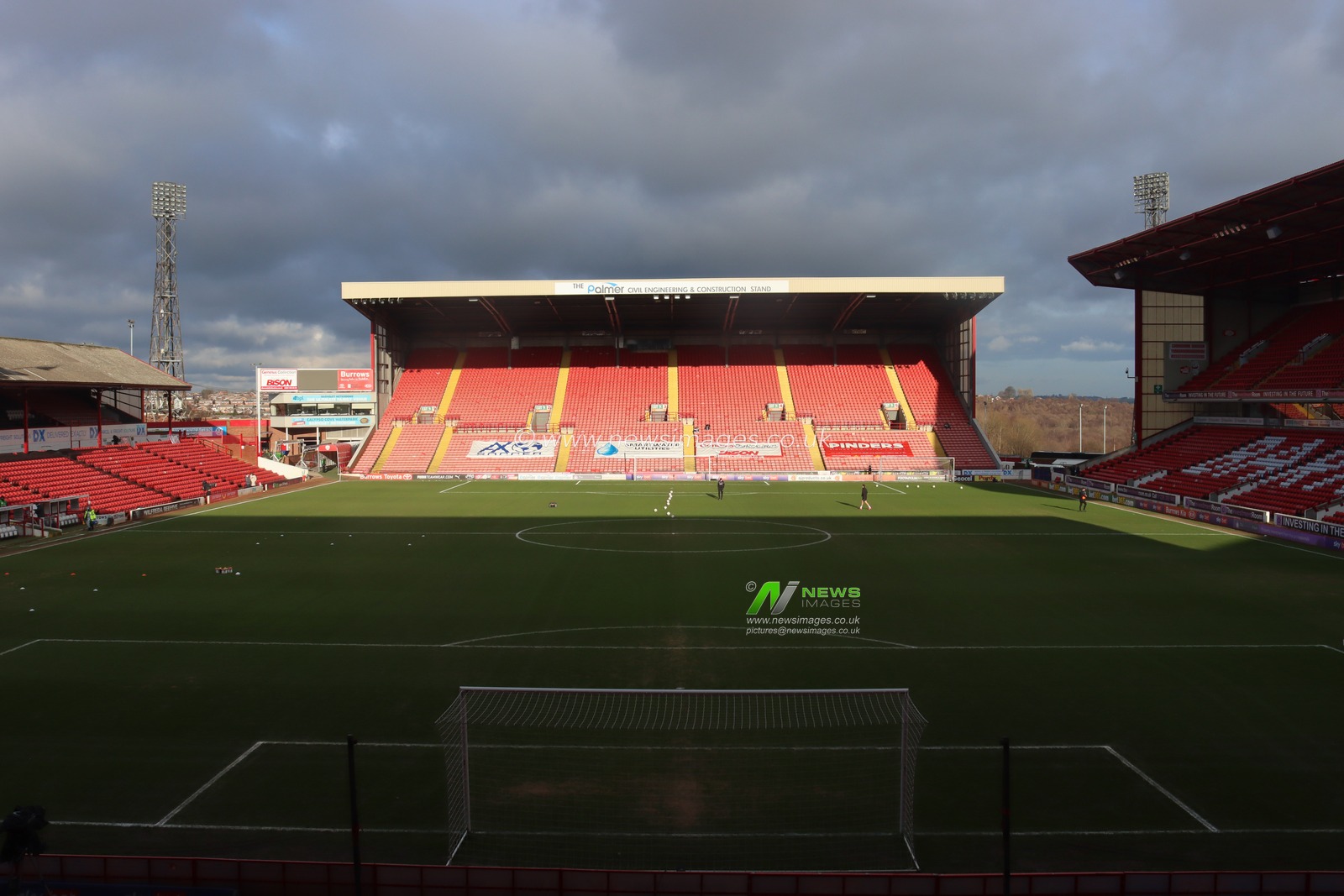 A general view of Oakwell home of Barnsley