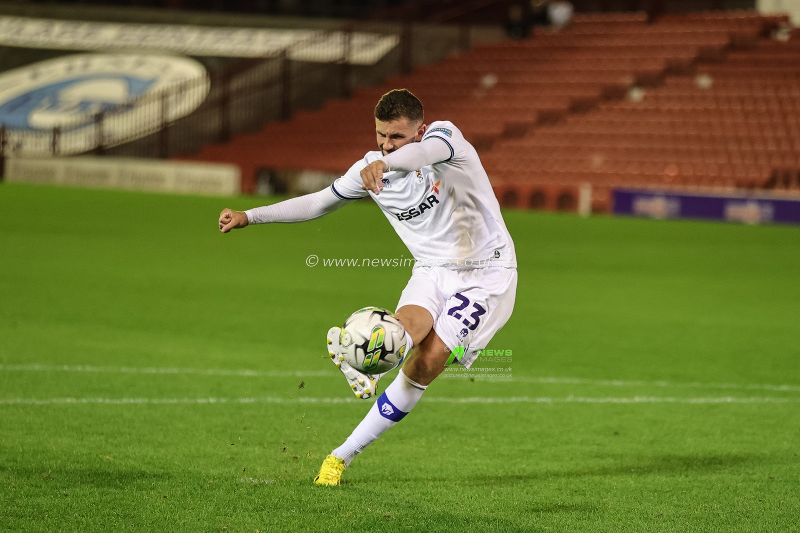 Reece McAlear of Tranmere Rovers scores a penalty during the Carabao Cup match Barnsley vs Tranmere Rovers at Oakwell, Barnsley, United Kingdom, 8th August 2023

(Photo by Mark Cosgrove/News Images)