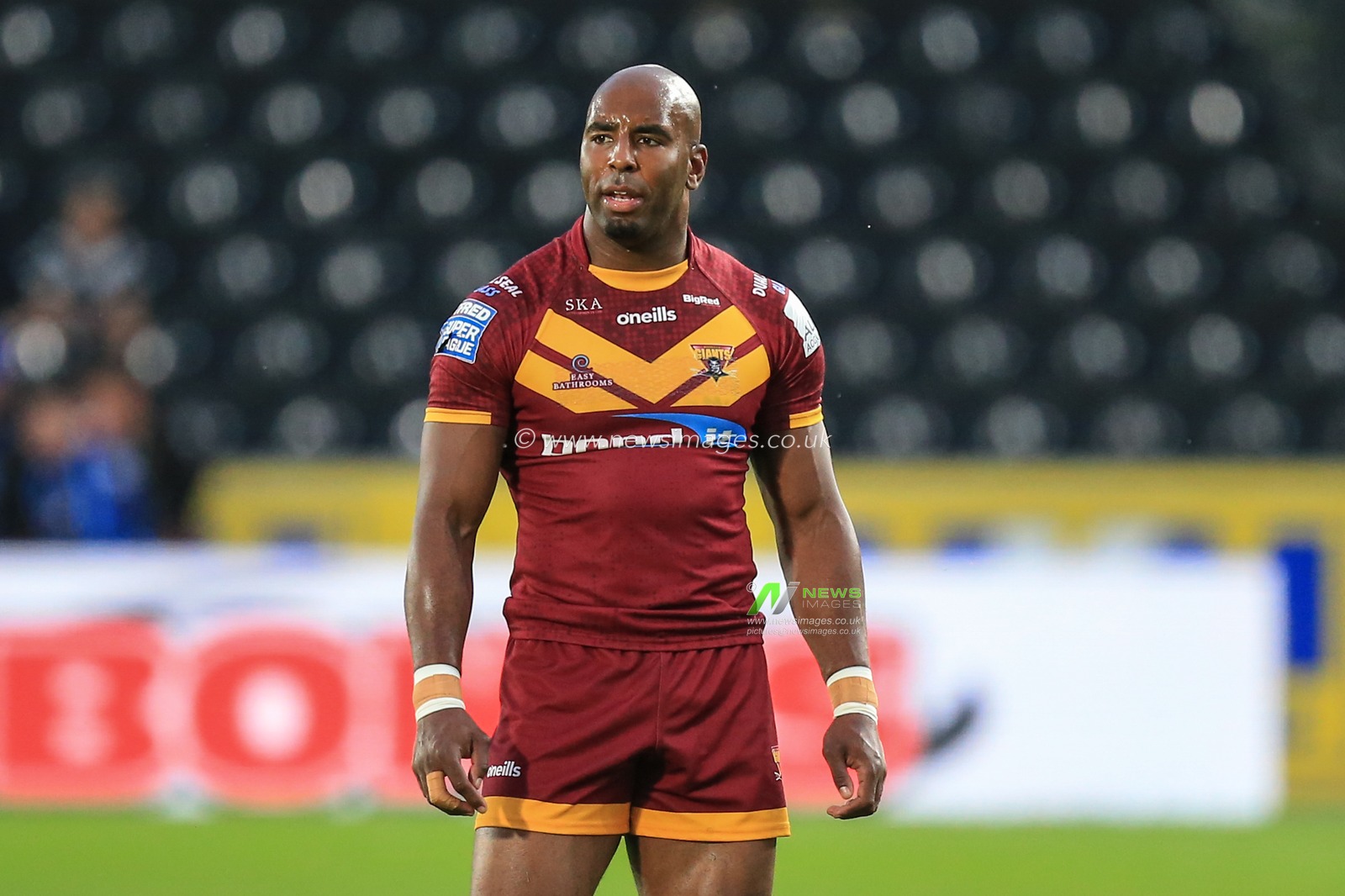 30th August 2019, KCOM Stadium, Hull, England; Betfred Super League, Round 27, Hull FC vs Huddersfield Giants ; Michael Lawrence (13) of Huddersfield Giants 


Credit: David Greaves/News Images