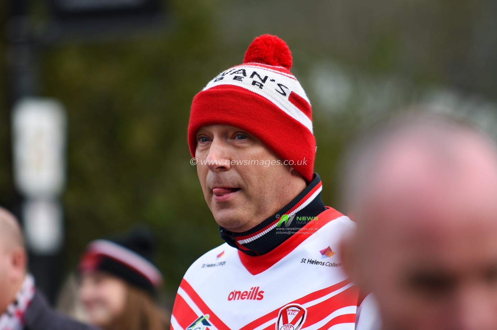 12th October 2019, Old Trafford, Manchester, England; The Grand Final 2019, Saint Helens v Salford Red Devils : Saints fans

Credit: Richard Long/News Images