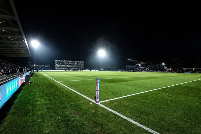 A general view of DIY Kitchens Stadium ahead of the Betfred Super League round 5 match Wakefield Trinity vs Leigh Leopards at DIY Kitchens Stadium, Wakefield, United Kingdom on 20 March 2026

(Photo by Alfie Cosgrove/News Images)