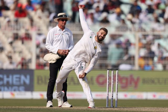 Aiden Markram of South Africa during the IDFC First Bank Test Day 3 match India vs South Africa at Eden Gardens, Kolkata, India, 16th November 2025

(Photo by Shubhajit Roy Karmakar/News Images)