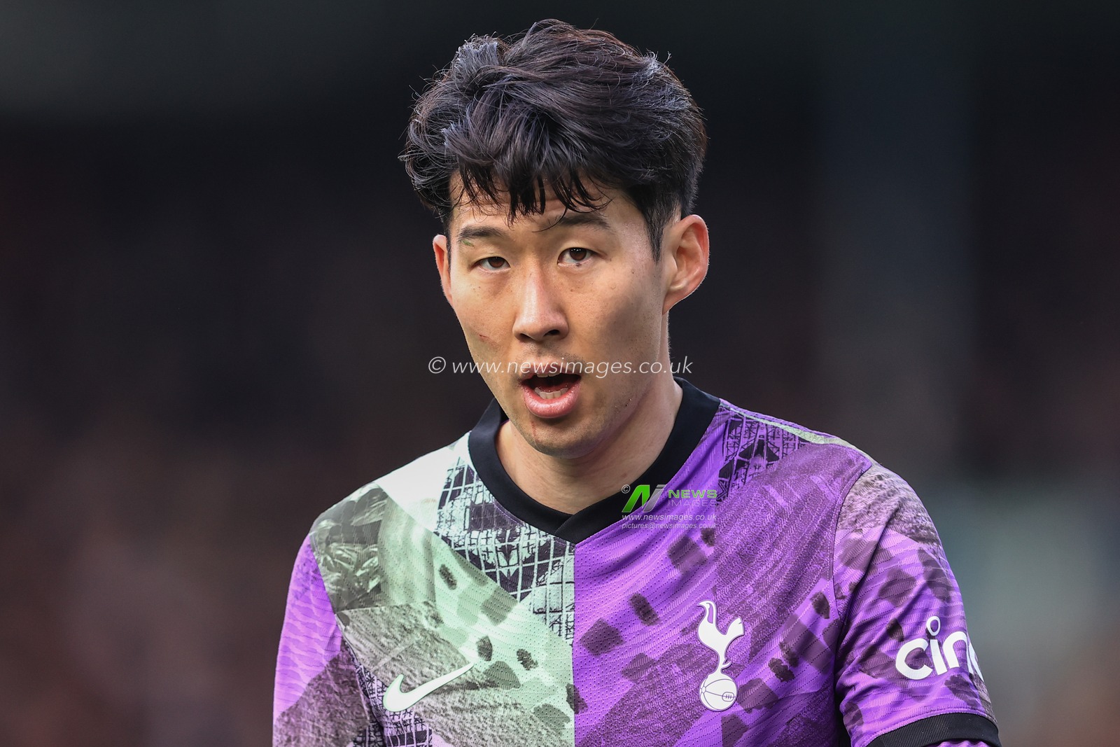 Son Heung-Min #7 of Tottenham Hotspur during the game