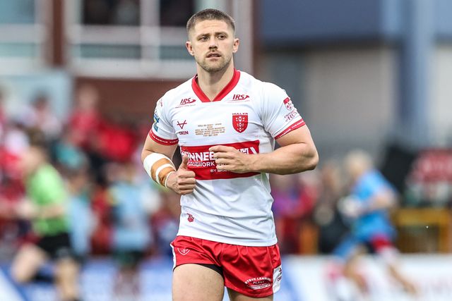 Ryan Hampshire of Hull KR during the Betfred Super League round 12 match Hull KR vs Wigan Warriors at Sewell Group Craven Park, Hull, United Kingdom on 21 May 2026

(Photo by Alfie Cosgrove/News Images)