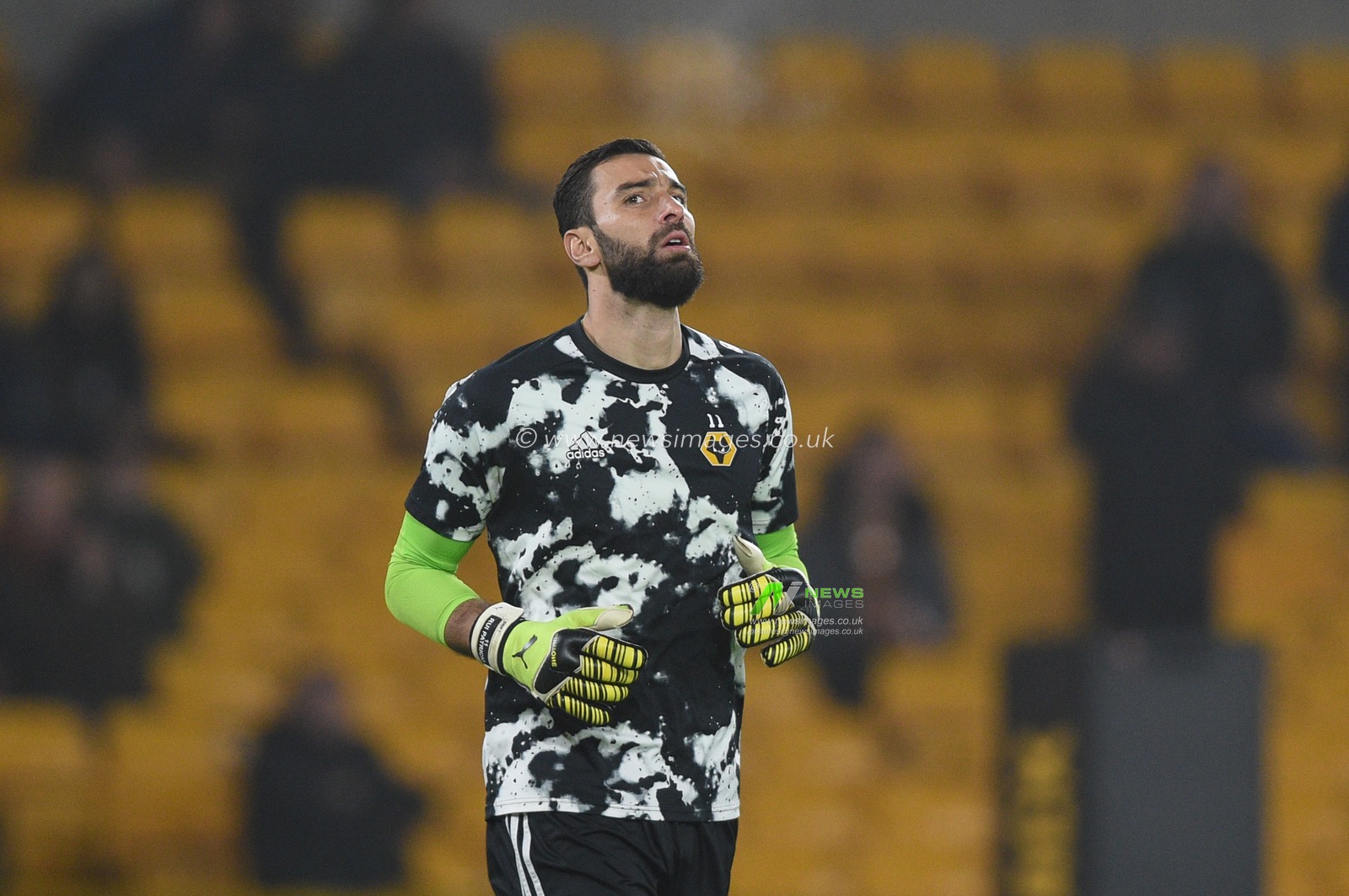 27th December 2019, Molineux, Wolverhampton, England; Premier League, Wolverhampton Wanderers v Manchester City : Rui Patricio (11) of Wolverhampton Wanderers during the warm up

Credit: Richard Long/News Images