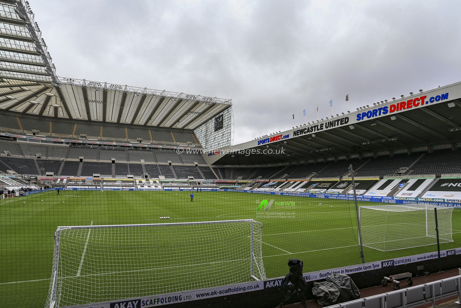 A general view of St. James' Park prior to the Premier League match between Newcastle United and Brighton and Hove Albion.