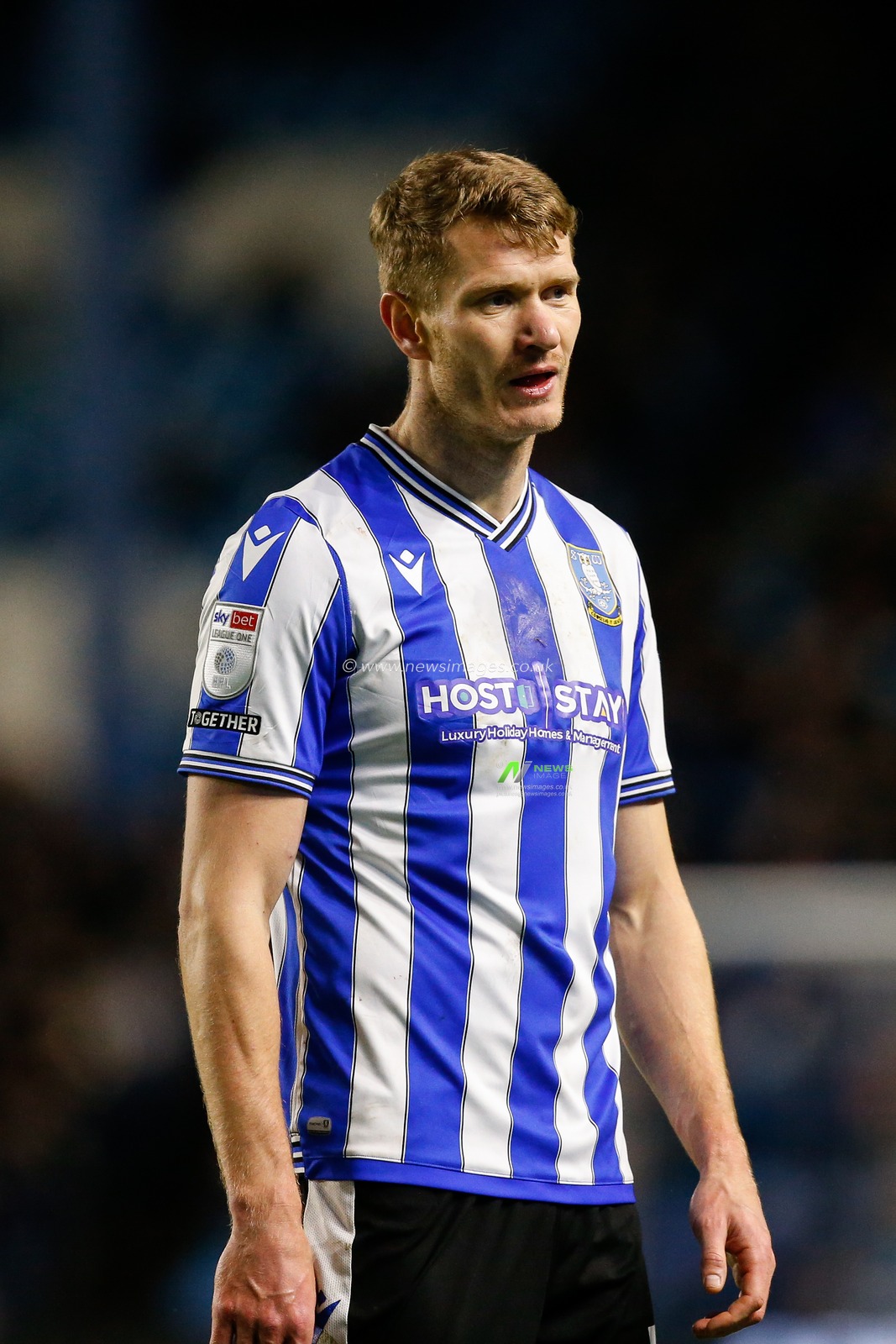Michael Smith #24 of Sheffield Wednesday during the Sky Bet League 1 match Sheffield Wednesday vs Port Vale at Hillsborough, Sheffield, United Kingdom, 29th December 2022

(Photo by Ben Early/News Images)