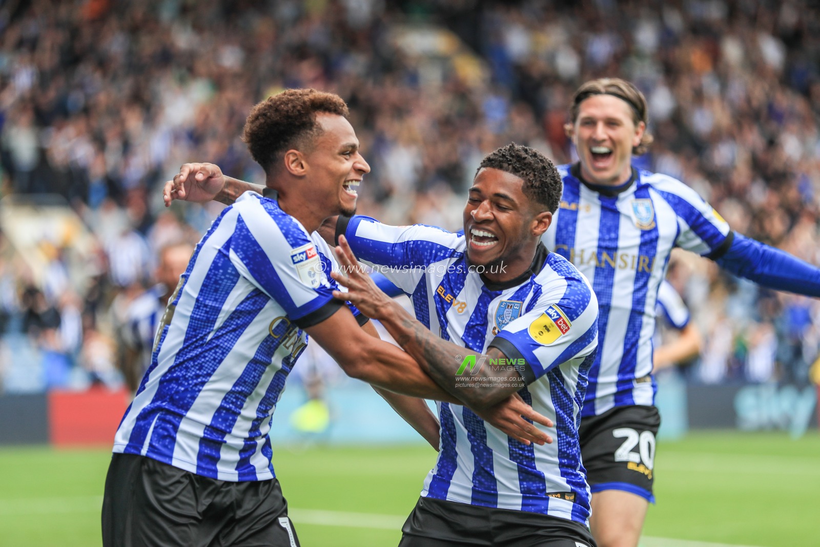 10th August 2019 , Hillsborough, Sheffield, England; Sky Bet Championship, Sheffield Wednesday vs Barnsley : Jacob Murphy (14) of Sheffield Wednesday celebrates his goal to make it 1-0

Credit: Mark Cosgrove/News Images,

English Football League images are subject to DataCo Licence